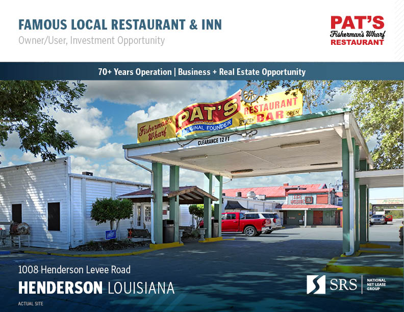 Restaurant for Sale in Henderson Louisiana 70517